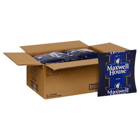 Maxwell House Maxwell House Coffee Vending Whole Bean Coffee 2lbs, PK12 10043000399641